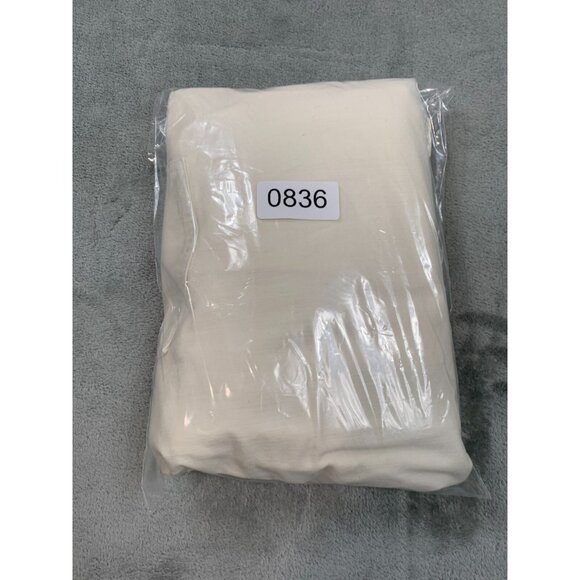 Eileen Fisher Jeans Women 16 XL 37x31 White Straight Leg Organic Cotton Stretch - Picture 8 of 8